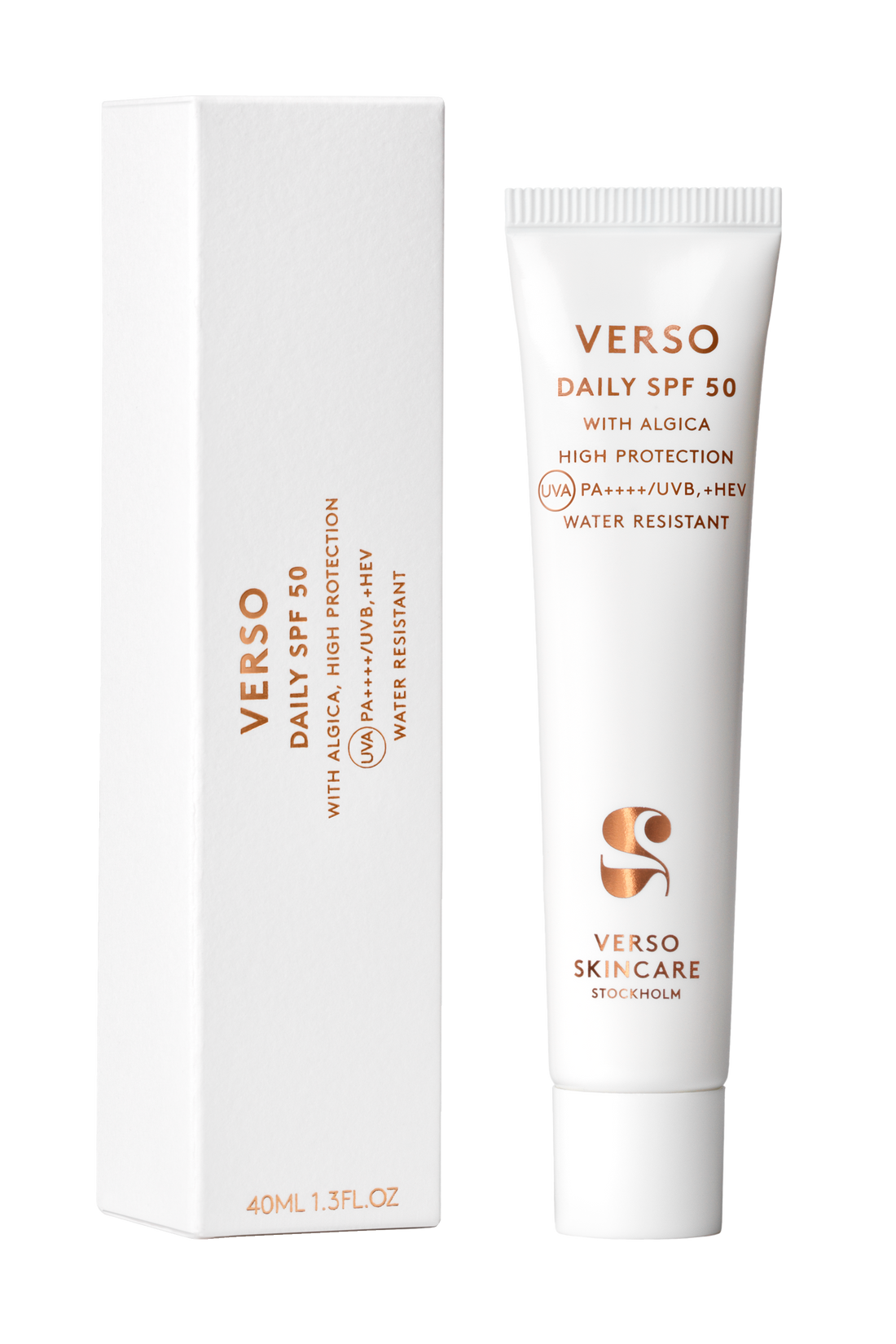 Verso - Daily SPF 50 with Algica Codzienny krem ochronny SPF 50 40ml