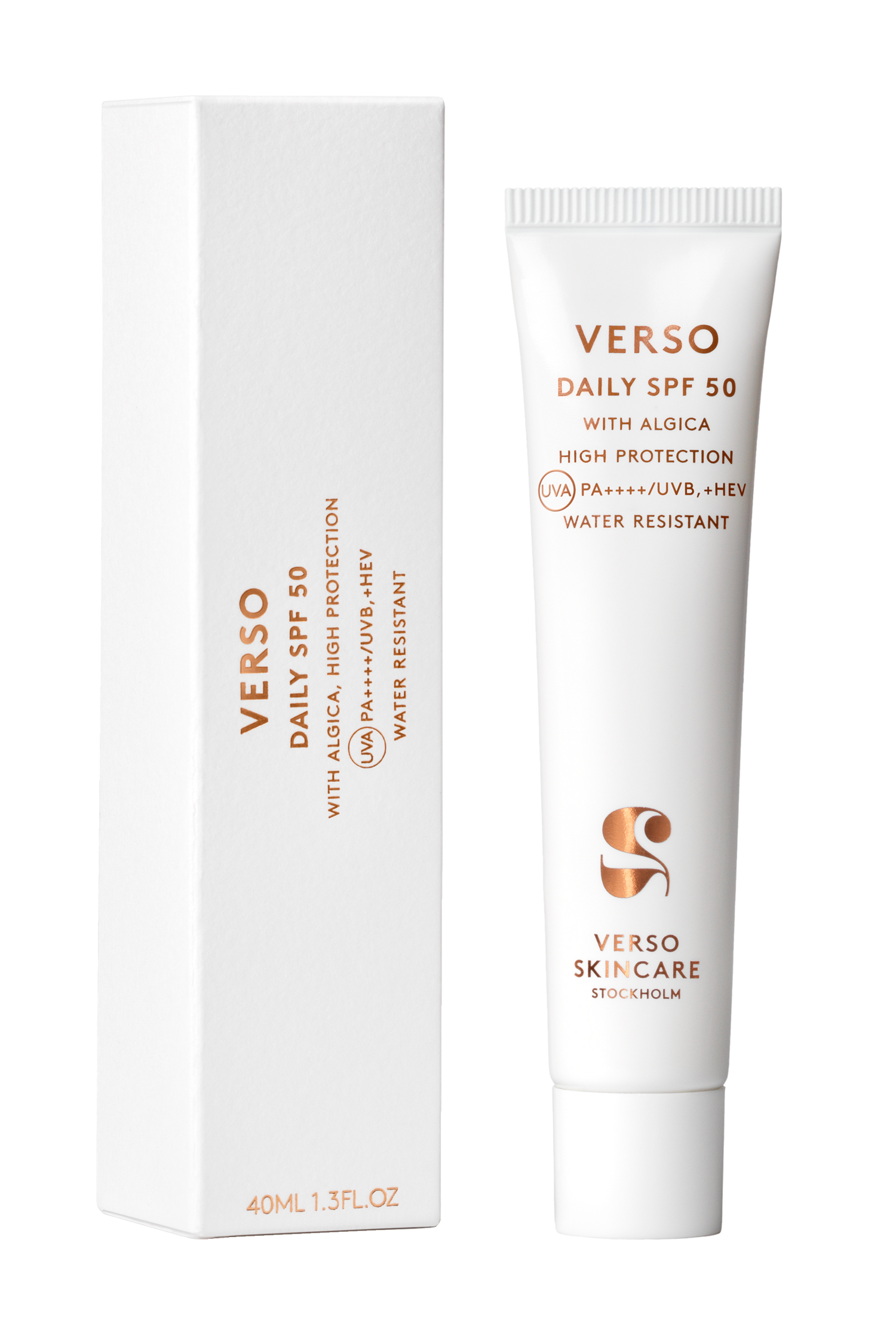 Verso - Daily SPF 50 with Algica Codzienny krem ochronny SPF 50 40ml