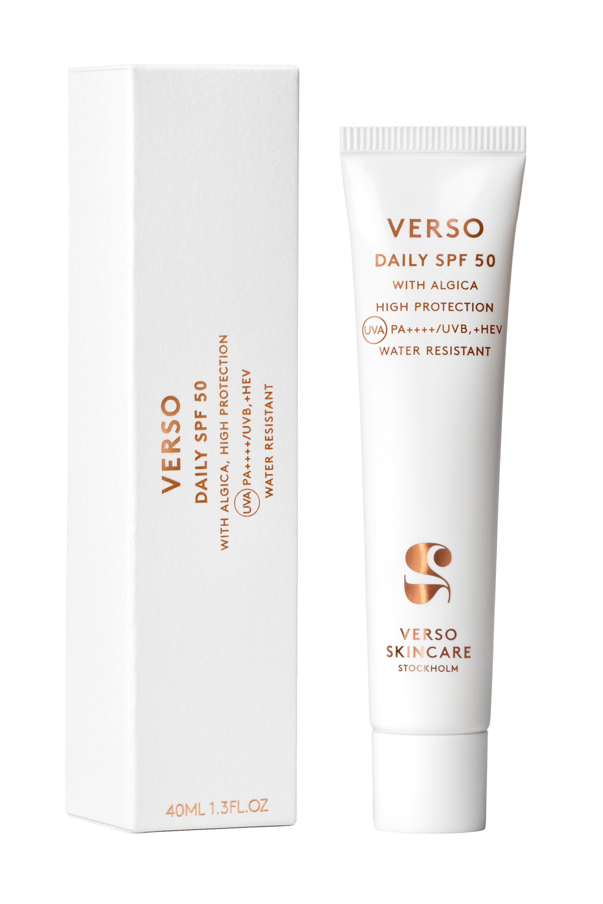 Verso - Daily SPF 50 with Algica Codzienny krem ochronny SPF 50 40ml