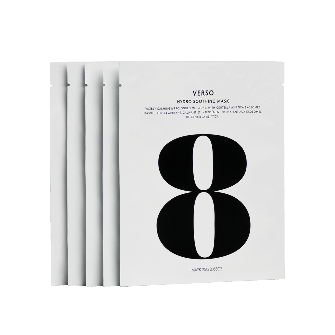 Verso - Hydro Soothing Mask 5 Pcs Nawilżająca hydrożelowa maska do twarzy z egzosomami Centella Asiatica 5 szt