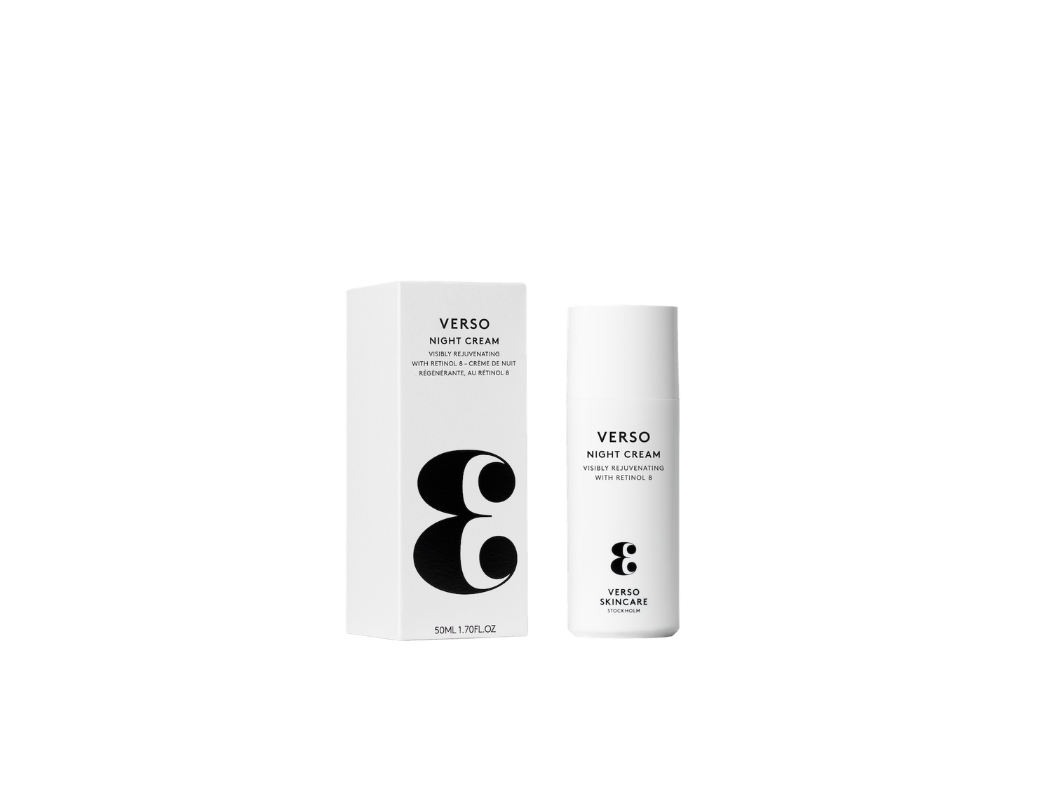 Verso - Night Cream Visibly Rejuvenating Retinol 8 Odmładzający krem na noc z Retinol 8 50 ml