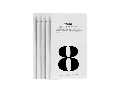 Verso - Retinoate Eye Patches 5 Pairs Odmładzające i rozjaśniające hydrożelowe płatki pod oczy z NEAR 1 i egzosomami 5 par