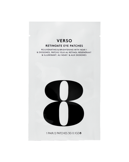 Verso - Retinoate Eye Patches Single Odmładzające i rozjaśniające hydrożelowe płatki pod oczy z NEAR 1 i egzosomami 1 para