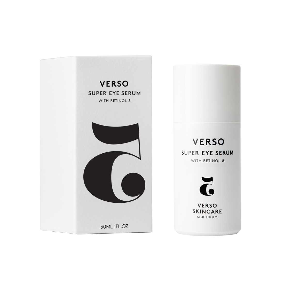 Verso - Super Eye Serum Retinol 8 Serum odmładzające pod oczy Retinol 8 i peptydami 30 ml
