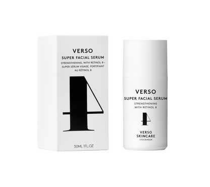 Verso - Super Facial Serum Strengthening Retinol 8 Serum intensywnie odmładzające i wzmacniające skórę z Retinol 8 i peptydami 30 ml