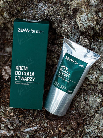 ZEW-for-Men-Krem-do-twarzy-i-ciala-z-czarna-huba-80-ml-2