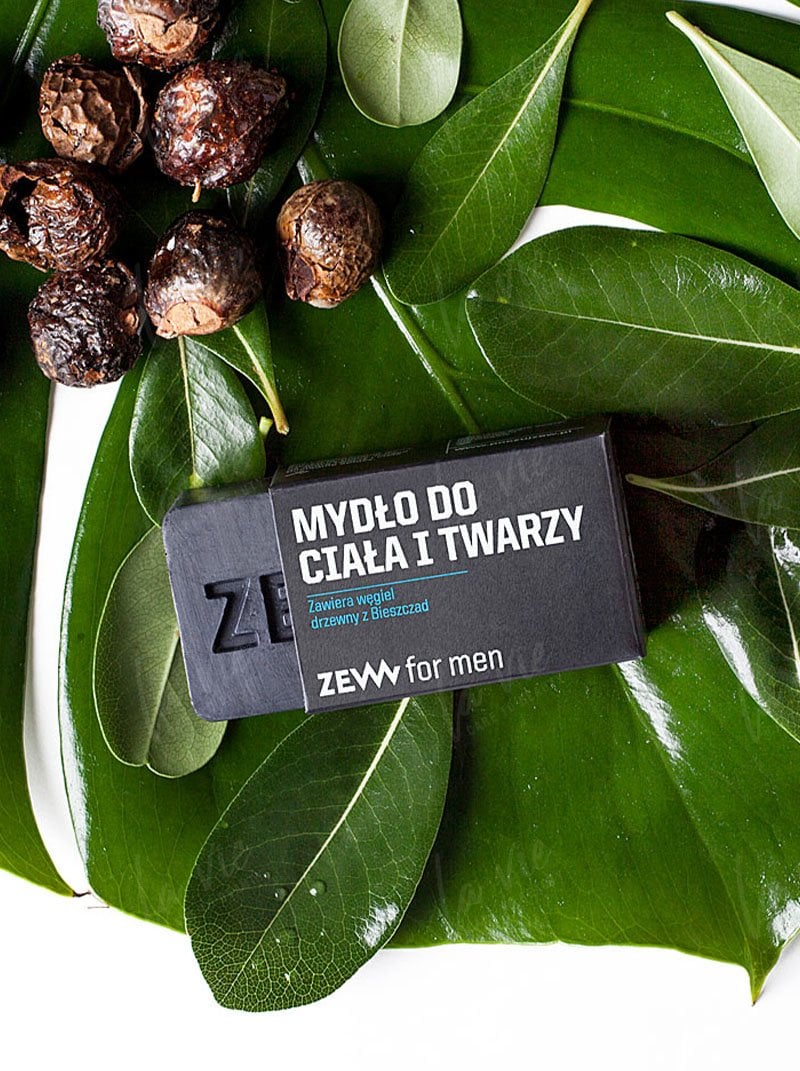 ZEW for Men ZEW for Men - Mydło do twarzy i ciała z węglem drzewnym