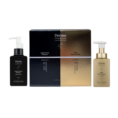 Dermomedica - Zestaw Lipid Control Cleanser + TRX C Foam Cleanser - Zestaw olejeku hydrofilowego do mycia oraz pianki do mycia z witamina C 2x150 ml