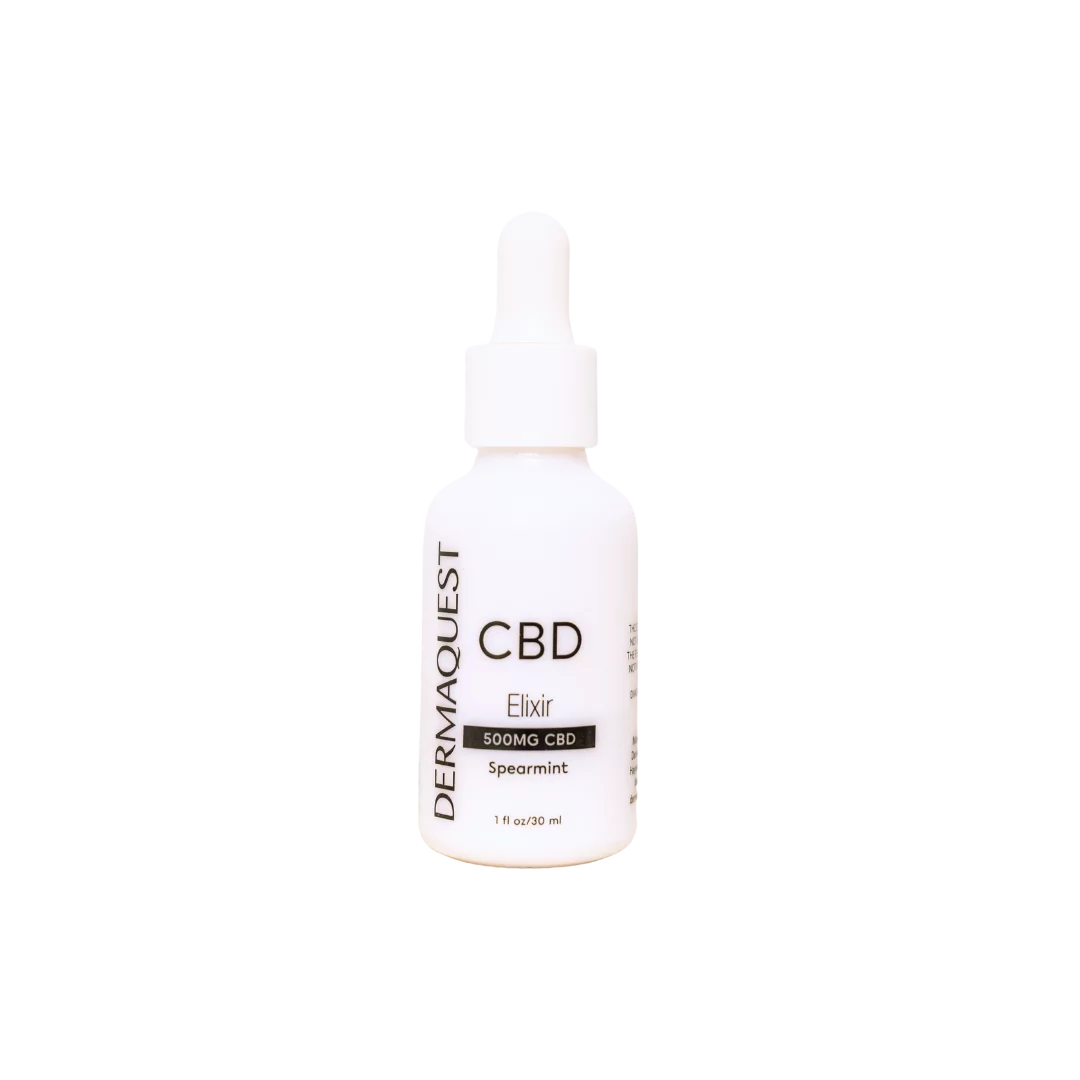 Dermaquest - CBD Elixir 500 mg SpearMint Suplementacyjny Eliksir Dzienny 30 ml
