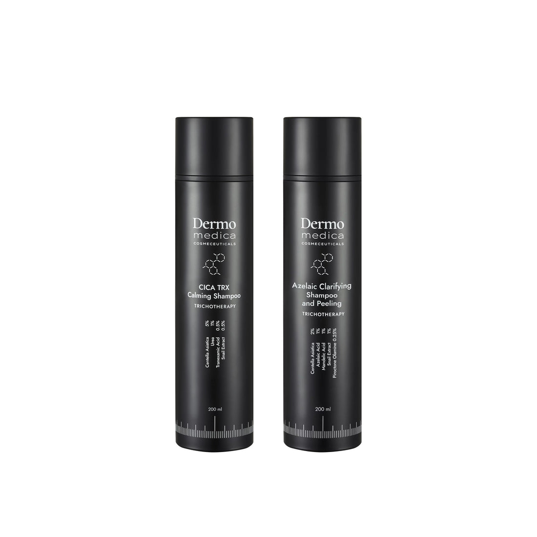 Dermomedica - CICA TRX Calming Shampoo + Azelaic Clarifying Shampoo Zestaw