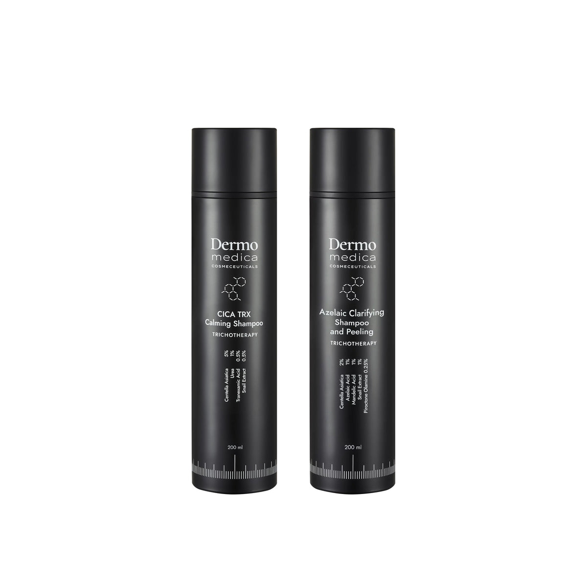 Dermomedica - CICA TRX Calming Shampoo + Azelaic Clarifying Shampoo Zestaw