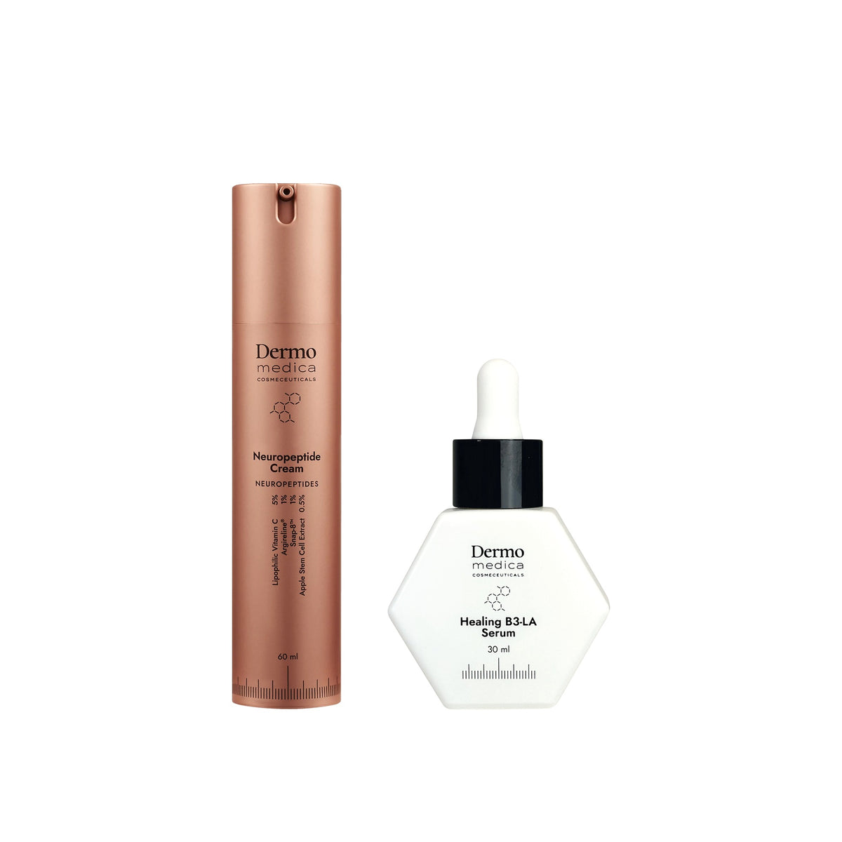 Dermomedica - Neuropeptide Cream + Healing B3-LA Serum Zestaw