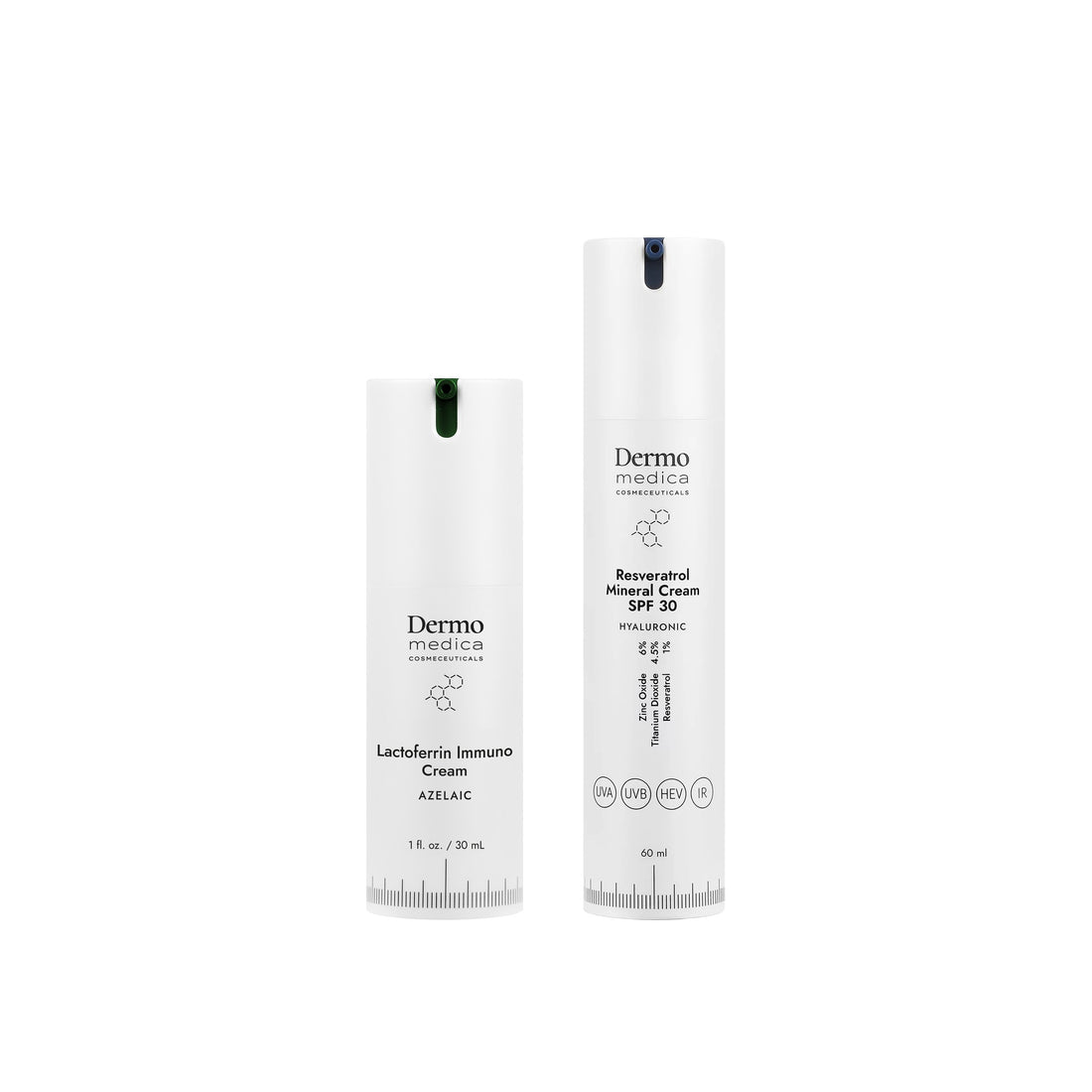 Dermomedica - Lactoferrin Immuno Cream + Resveratrol Mineral Cream Zestaw