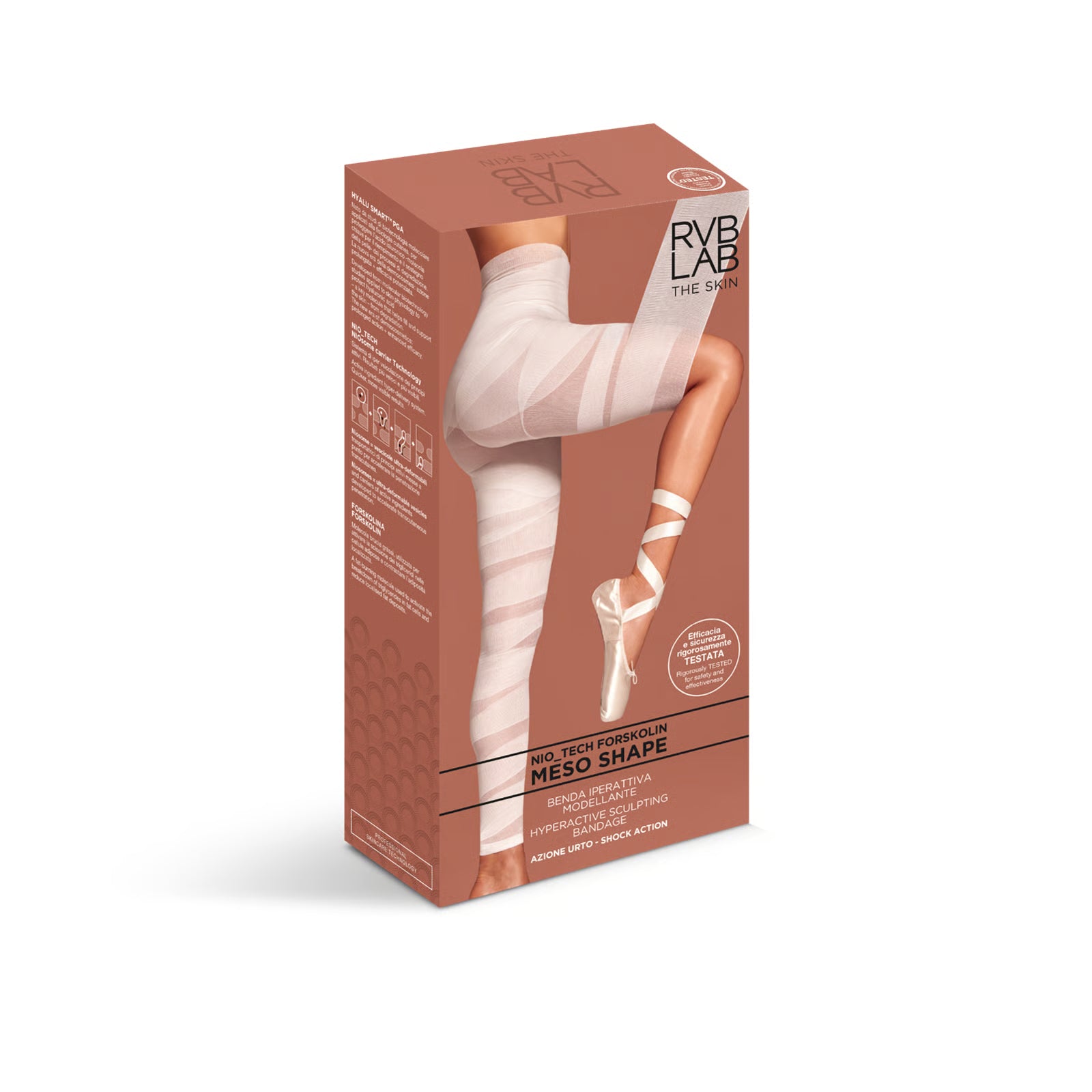 RVB LAB The Skin - Meso Hyperactive sculpting bandage Bandaż modelujący z forskoliną 1 szt.