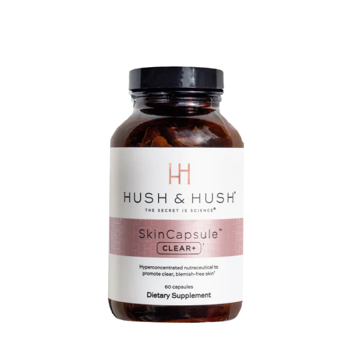 HUSH &amp; HUSH - SkinCapsule CLEAR+ Suplement dla skóry trądzikowej 60 kap.