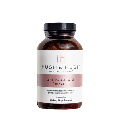 HUSH &amp; HUSH - SkinCapsule CLEAR+ Suplement dla skóry trądzikowej 60 kap.