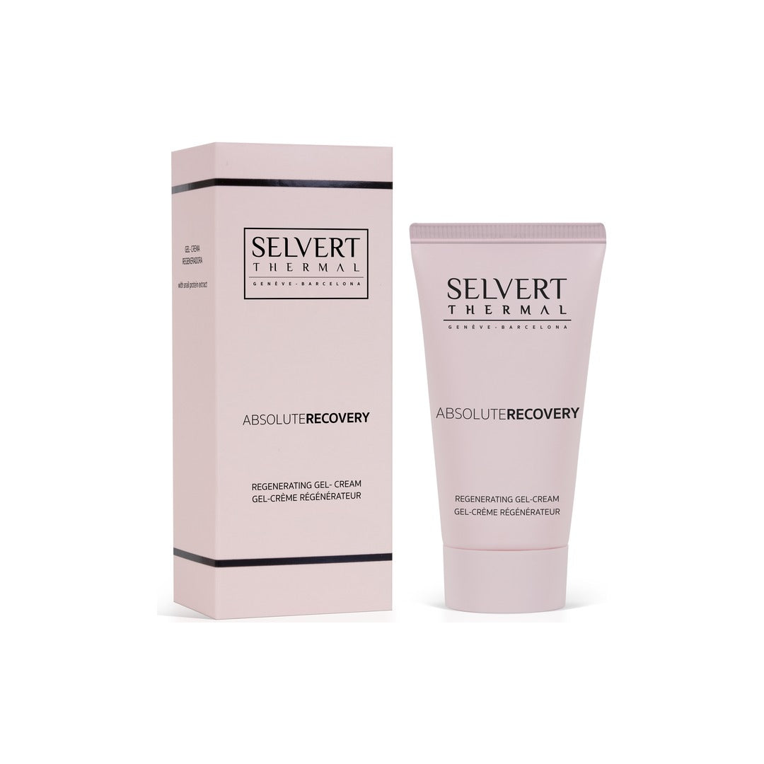 Selvert Thermal - REGENERATING GEL-CREAM WITH SNAIL PROTEIN EXTRACT Lekki krem regenerujący ze śluzem ślimaka 50 ml