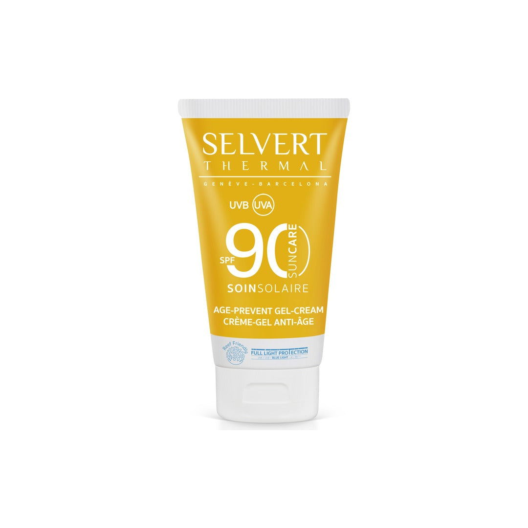 Selvert Thermal - AGE PREVENT GEL-CREAM SPF 90 Lekki krem do twarzy SPF 90 50 ml