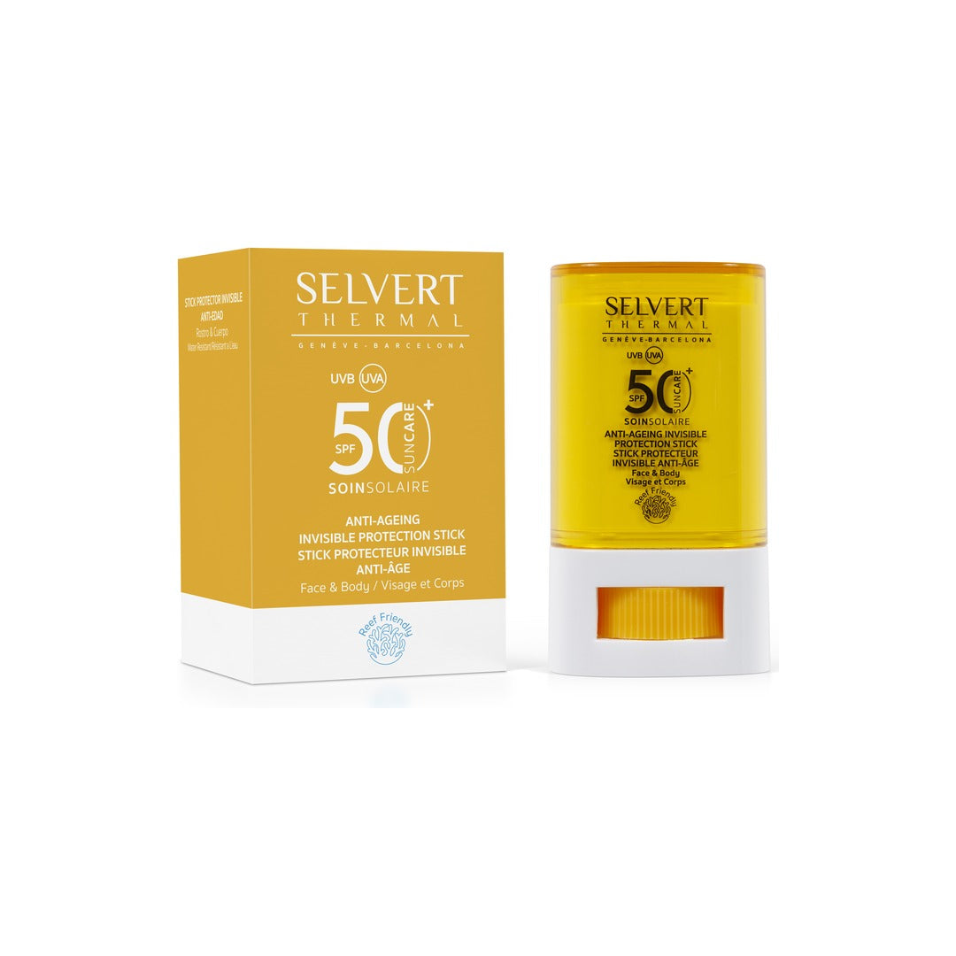 Selvert Thermal - ANTI AGEING INVISIBLE PROTECTION STICK Sztyft ochronny SPF 50 15 ml