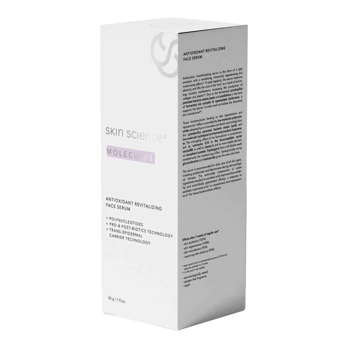 Skin Science Molecules Antioxidant Rejuvenating Serum 30 g