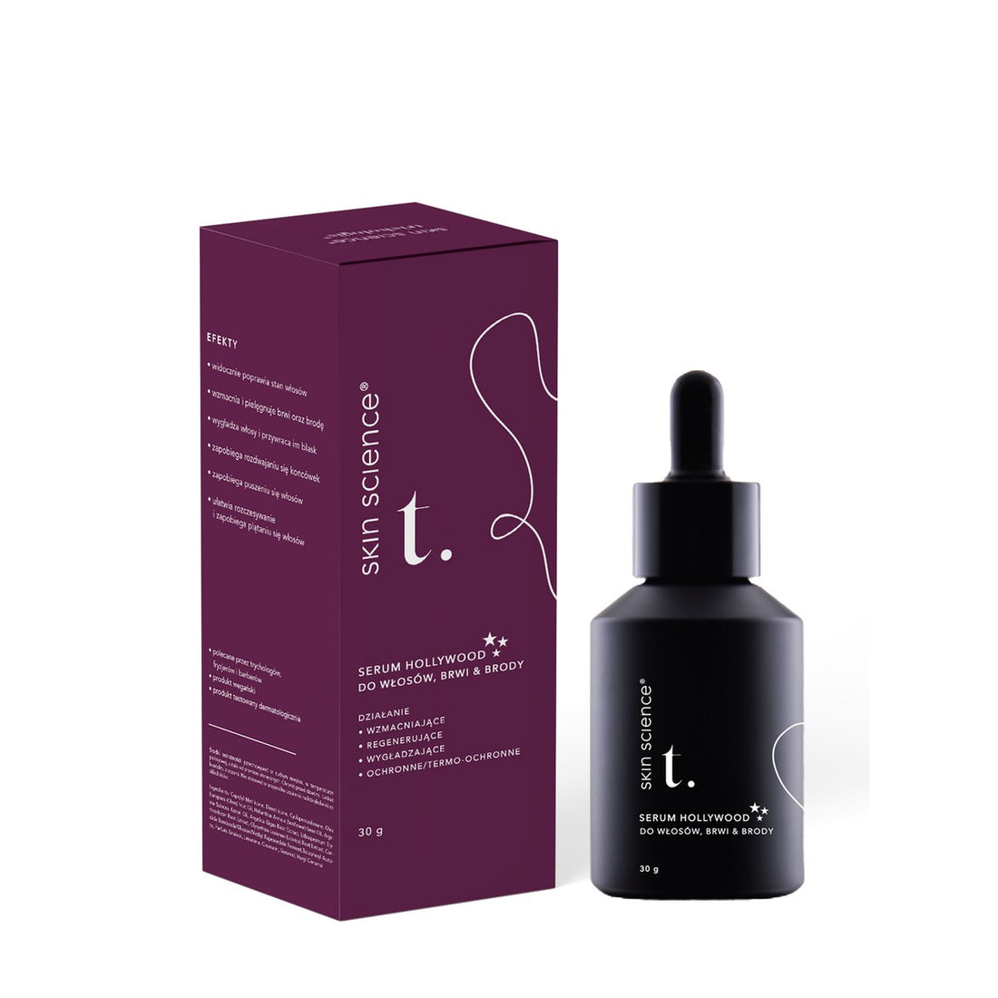 Skin Science Trichologic Hollywood Serum 30 g, butelka z pudełkiem