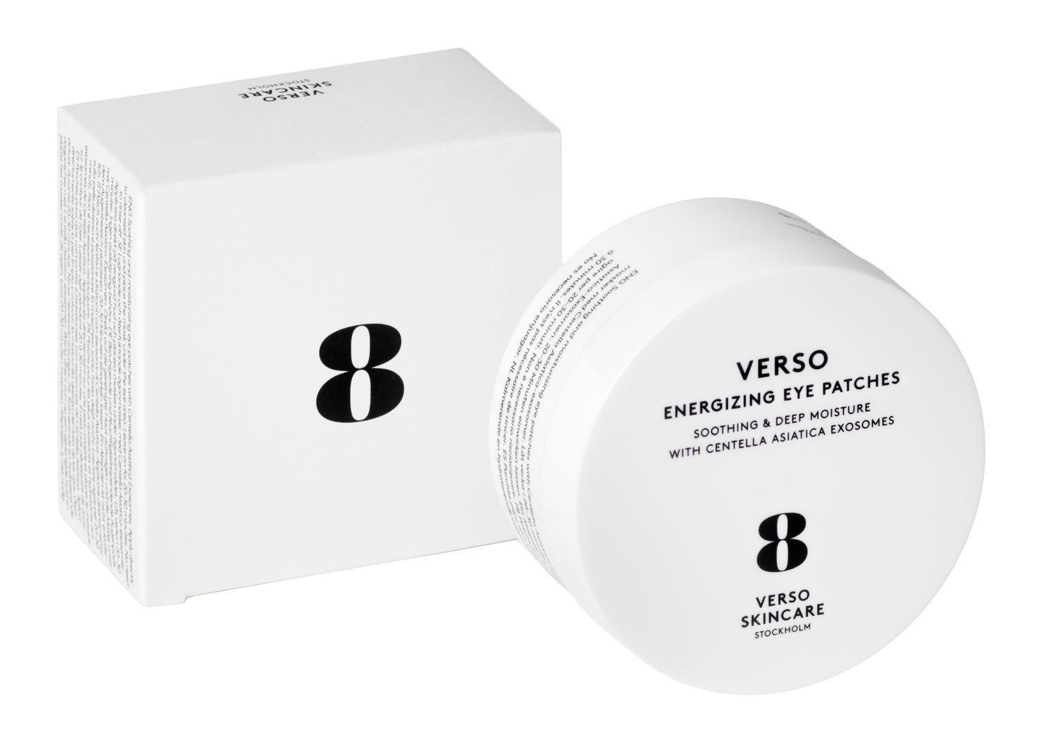 Verso - Energizing Eye Patches 30 Pairs Rewitalizujące hydrożelowe płatki pod oczy z egzosomami Centella Asiatica - 30 par 30 par