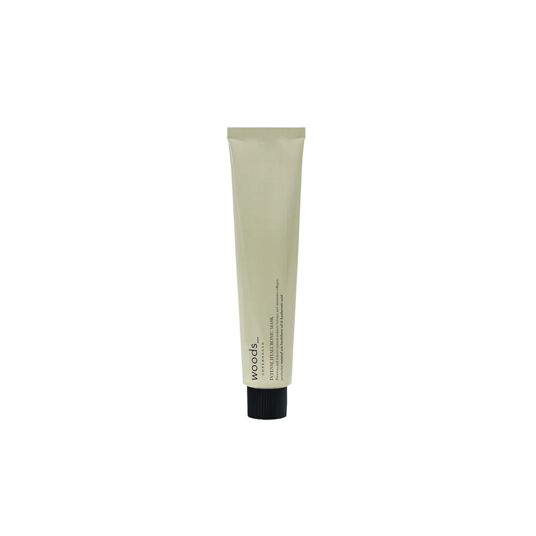Woods_ Copenhagen - Intense Hyaluronic Mask Intensywnie nawilżająca, przeciwstarzeniowa maska z kwasem hialuronowym i rokitnikiem 75 ml