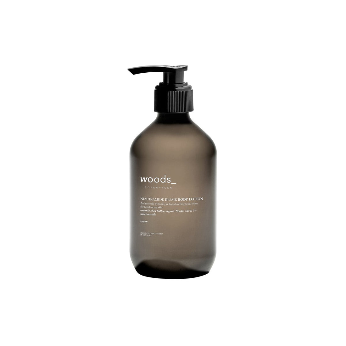 Woods_ Copenhagen - Niacinamide Repair Body Lotion Regenerujący balsam do ciała z Niacynamidem 5% i masłem shea 400 ml